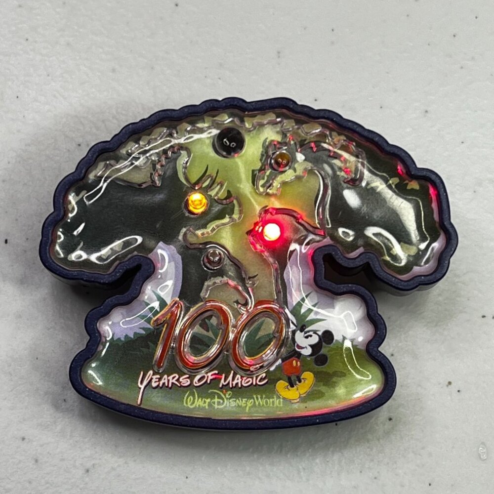 Disney Magical Moments Animal Kingdom Pin 100 Years Of Magic Pin From 2001 - Picture 3 of 6